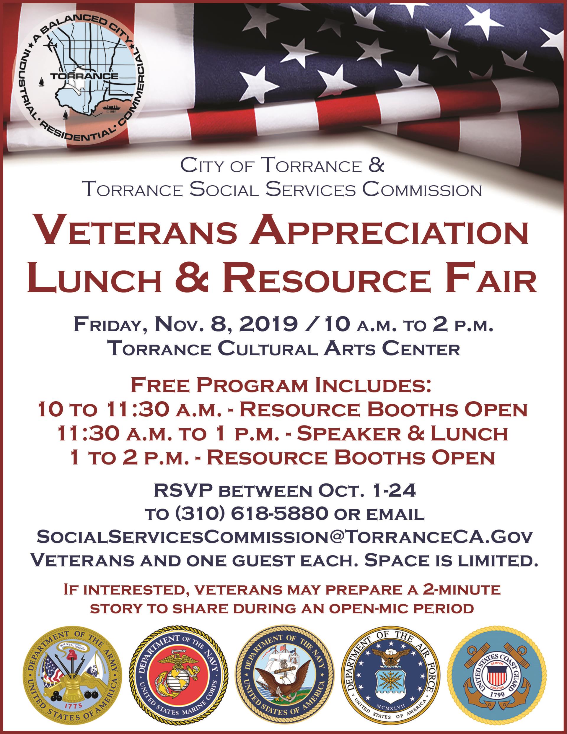 2019 Veterans Event Flyer