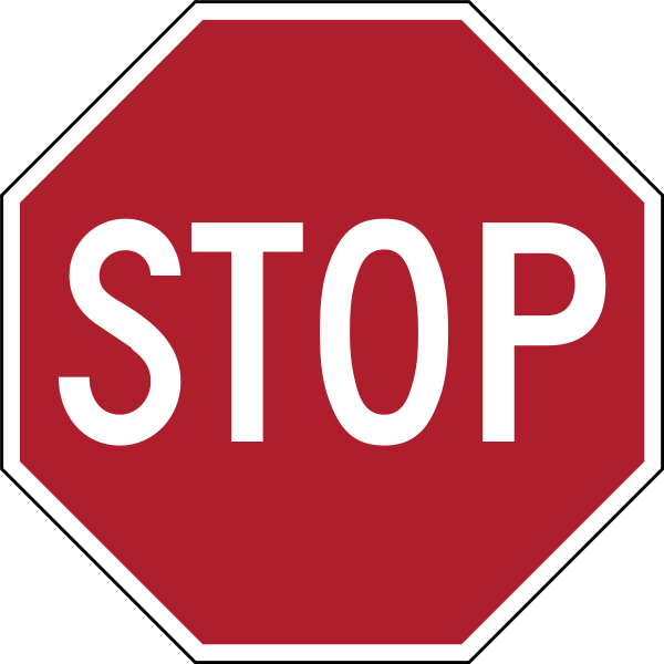 Stop sign