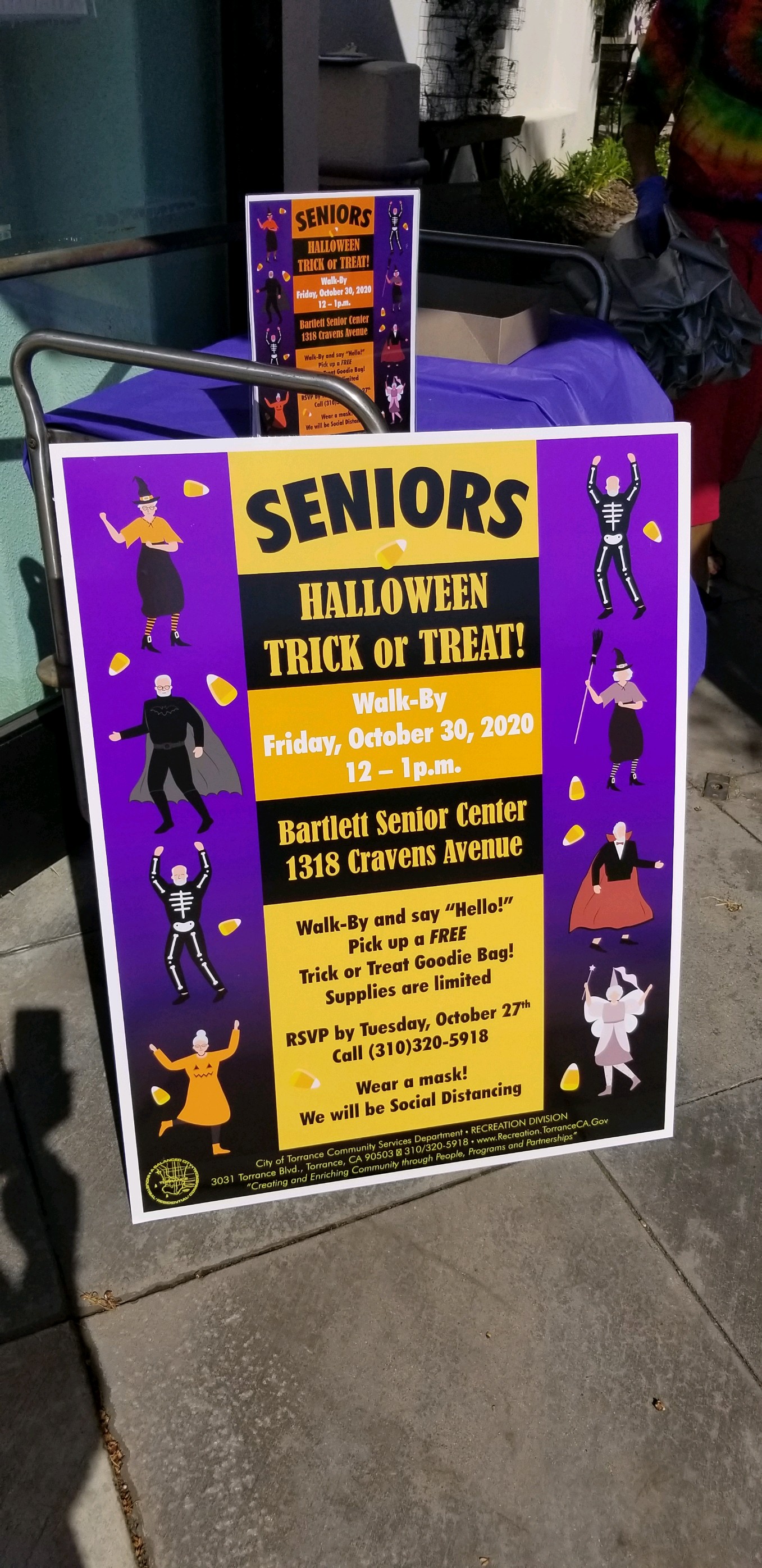 Senior Center Halloween Treat Pick-Up