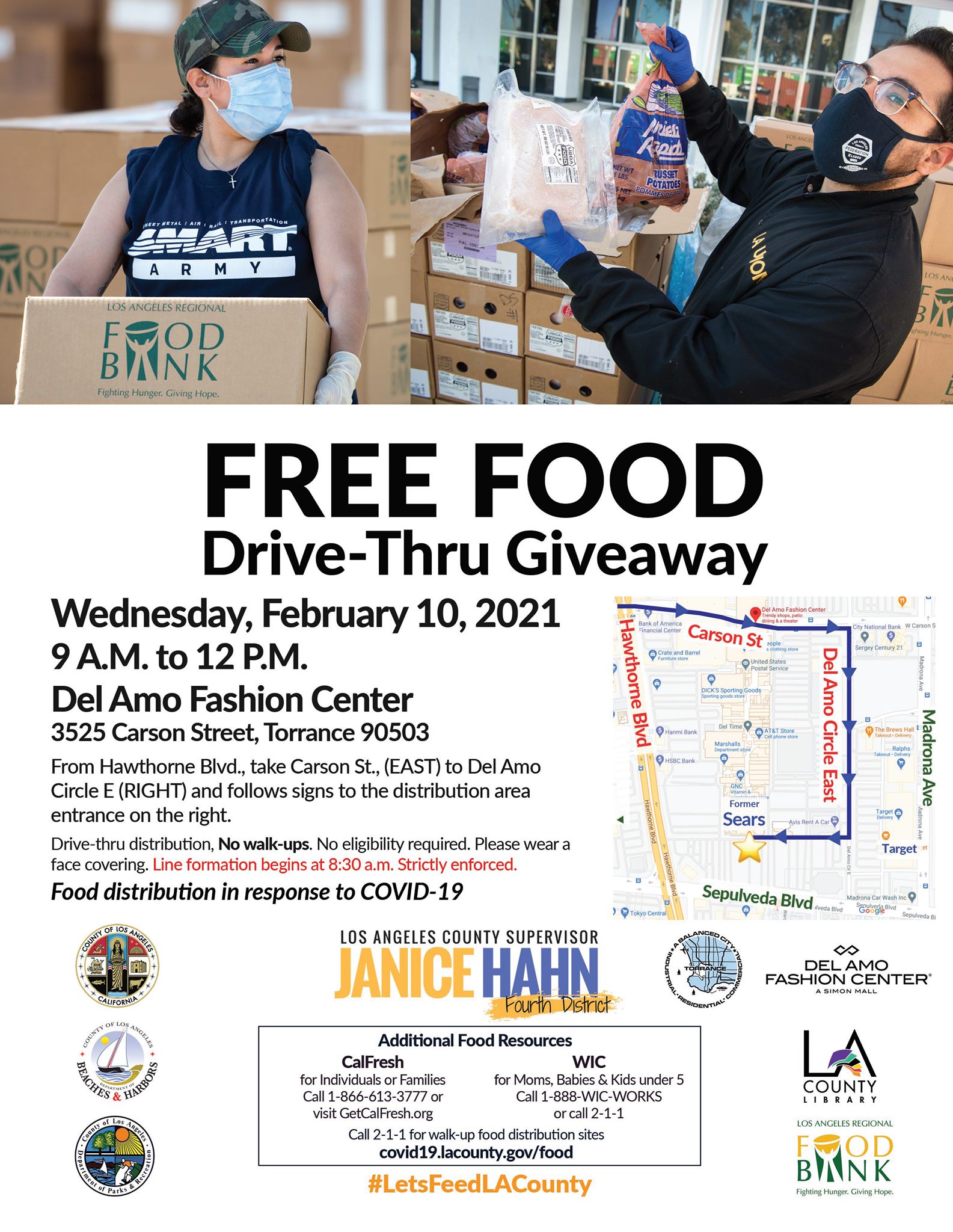 Drive Thru GiveAway Flyer