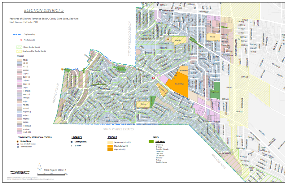 Updated map of District 5