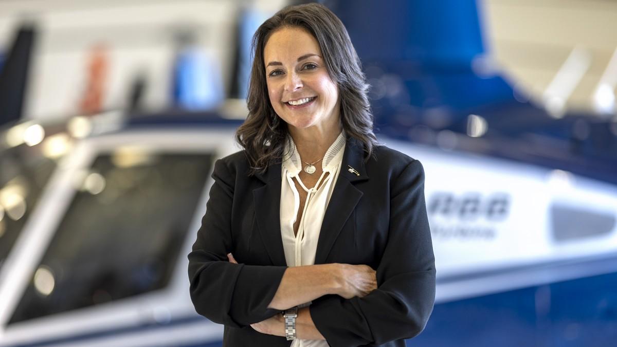 Head shot of Robyn Eagles,Head of GLobal MArketing and Communications at Robinson Helicopter Company