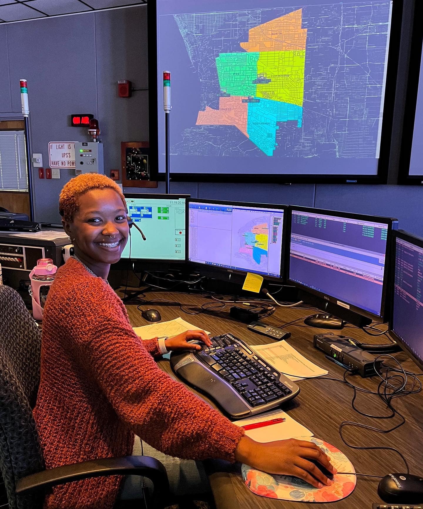 Public Safety Dispatcher smiling