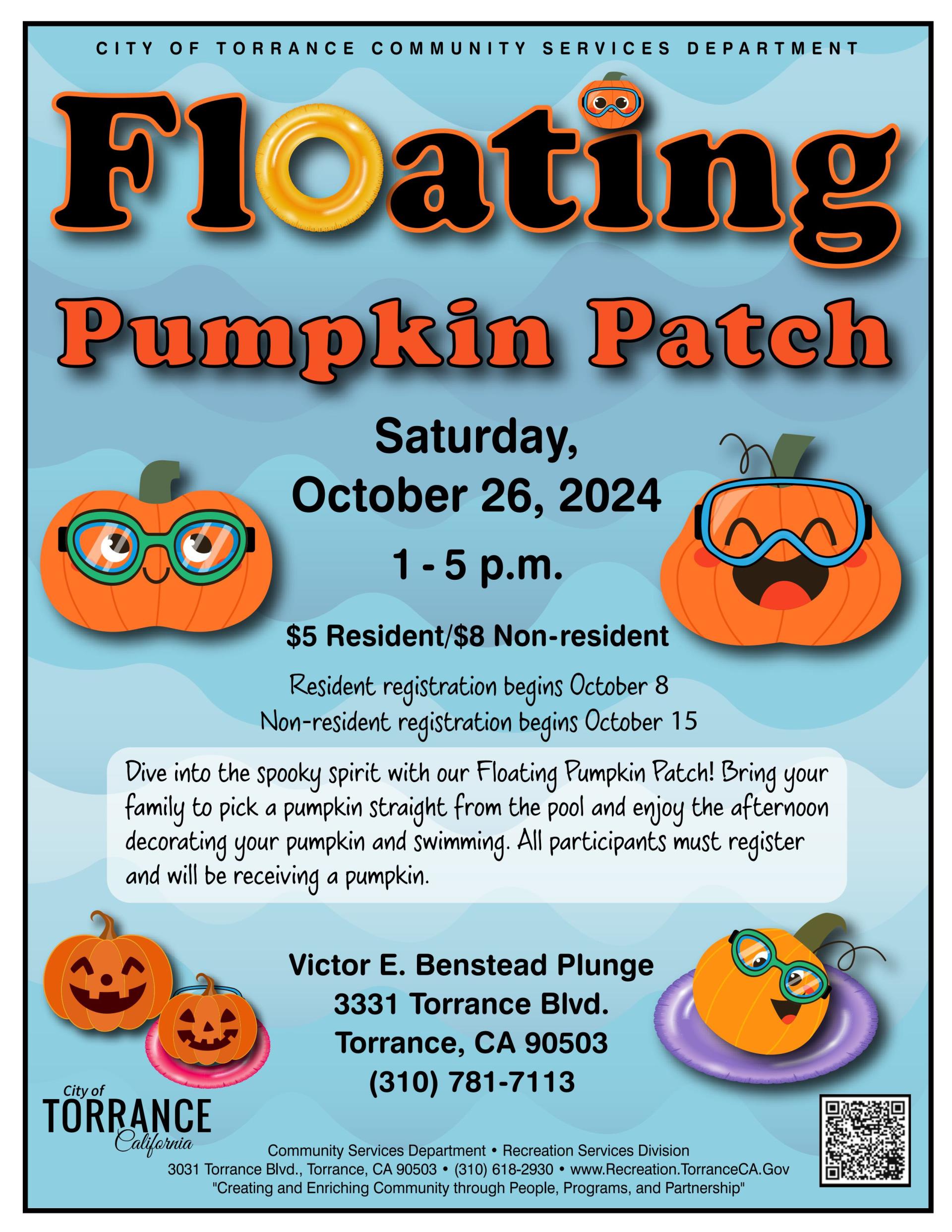 Floating Pumpkin Patch Flyer 2024