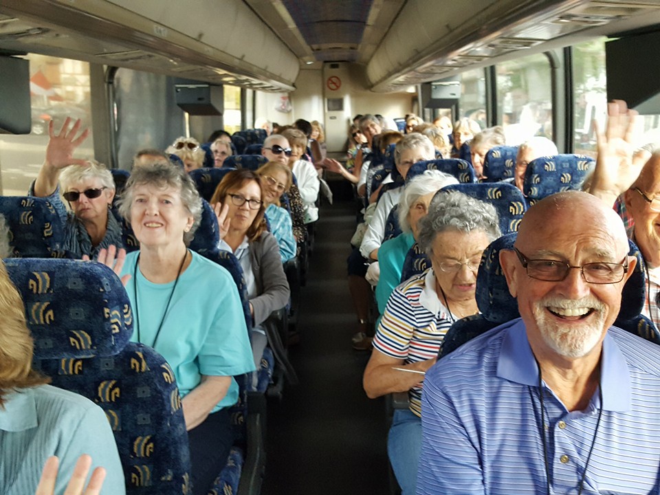 Seniors on a Bus