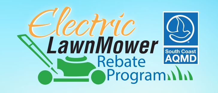 Electric mower rebate program banner